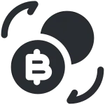 Bitcoin Convert SVG Icon